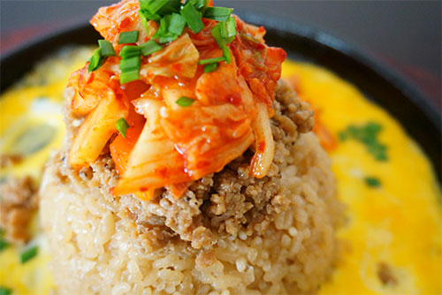 铁板烧韩国泡菜炒饭