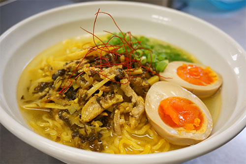 雪菜肉丝面